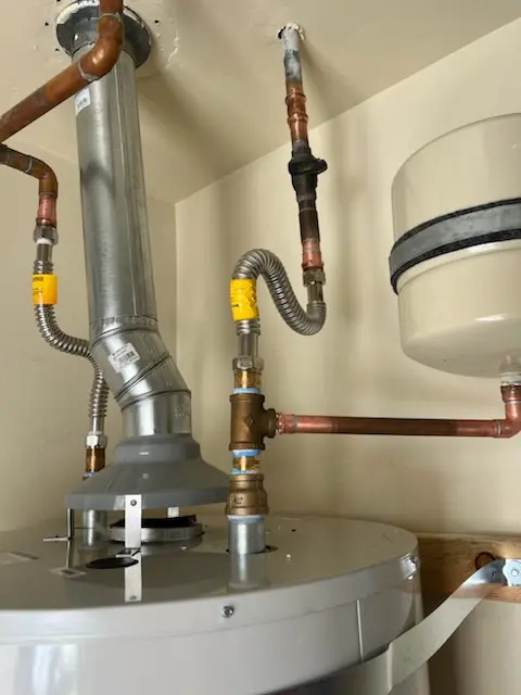Water heater installation and plumbing repair in Browning